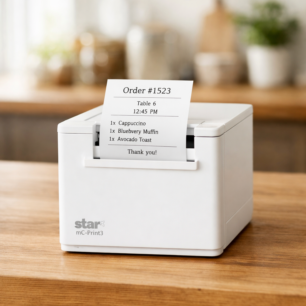 Star receipt printer for kitchen orders